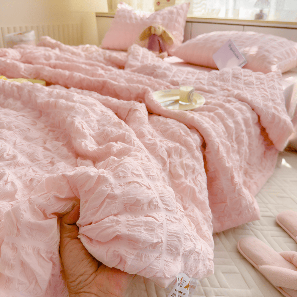 Literie d'été douce et respirante. Ce plaid frais offre un confort optimal pour vos nuits d'été.