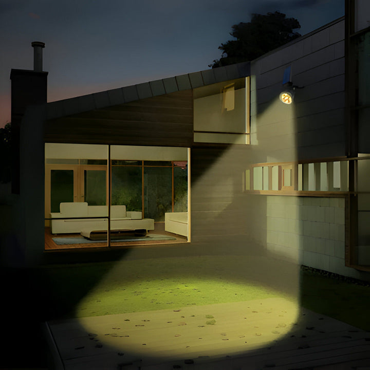 Balise LED solaire pour allée de jardin, éclairage extérieur automatique et discret, résistant aux intempéries.