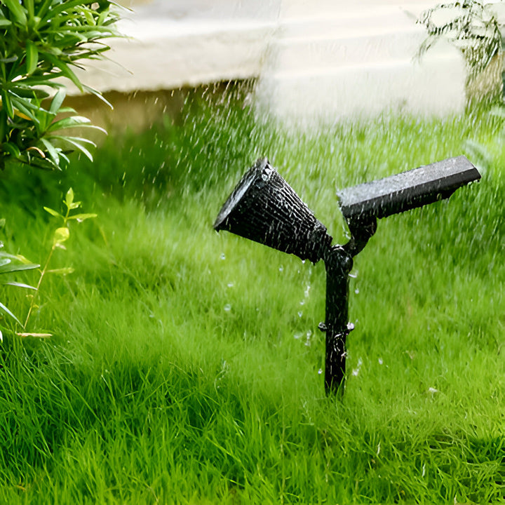 Lampe solaire LED de jardin facile à installer, éclairage extérieur automatique et sans fil pour l'extérieur.