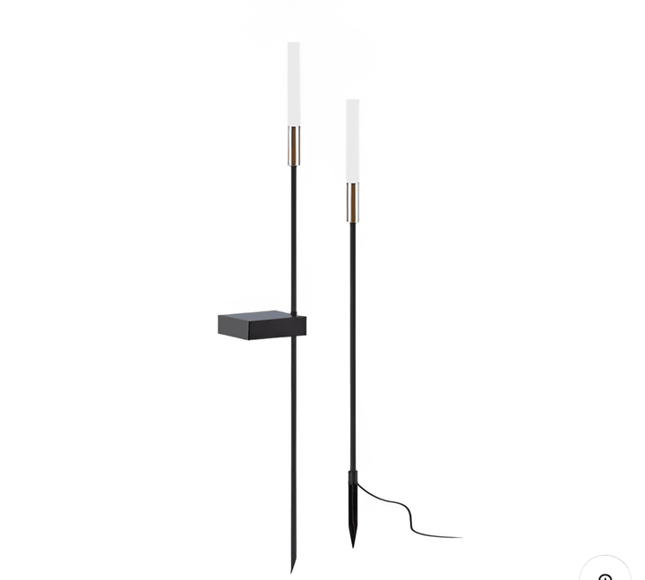 Lampe solaire balisage allée, moderne, éclairage LED jardin extérieur, étanche.