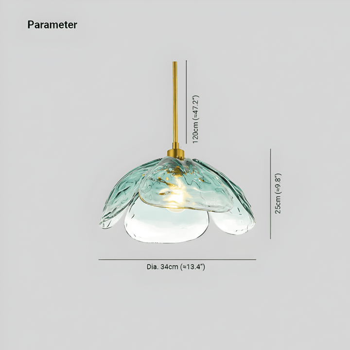 Luminaire suspendu LED, motif floral, apporte élégance et lumière douce à votre intérieur.