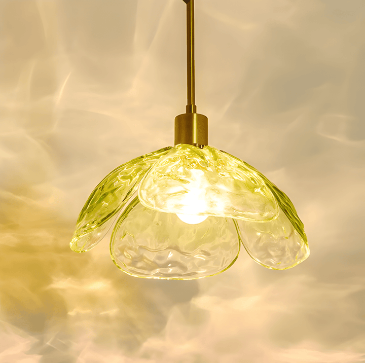 Design floral LED, suspension moderne, diffuse une lumière douce et agréable.