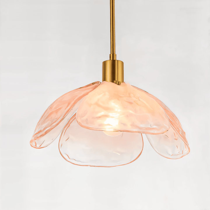 Suspension luminaire florale LED, pièce maîtresse décorative pour un intérieur moderne.