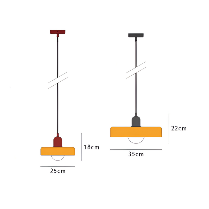 Ambiance scandinave avec ce lustre suspension verre, luminaire design pour chambre.