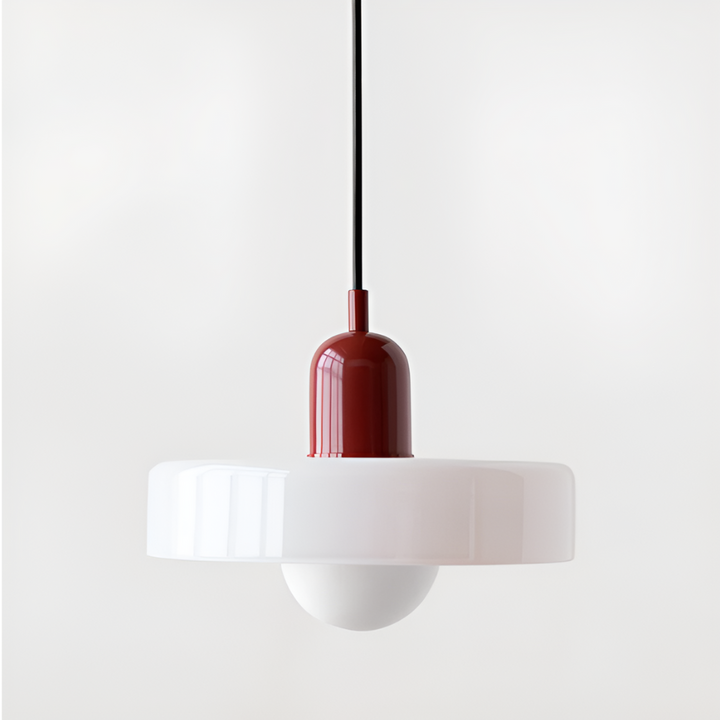 Lustre verre design, luminaire intérieur pour une décoration moderne et colorée.
