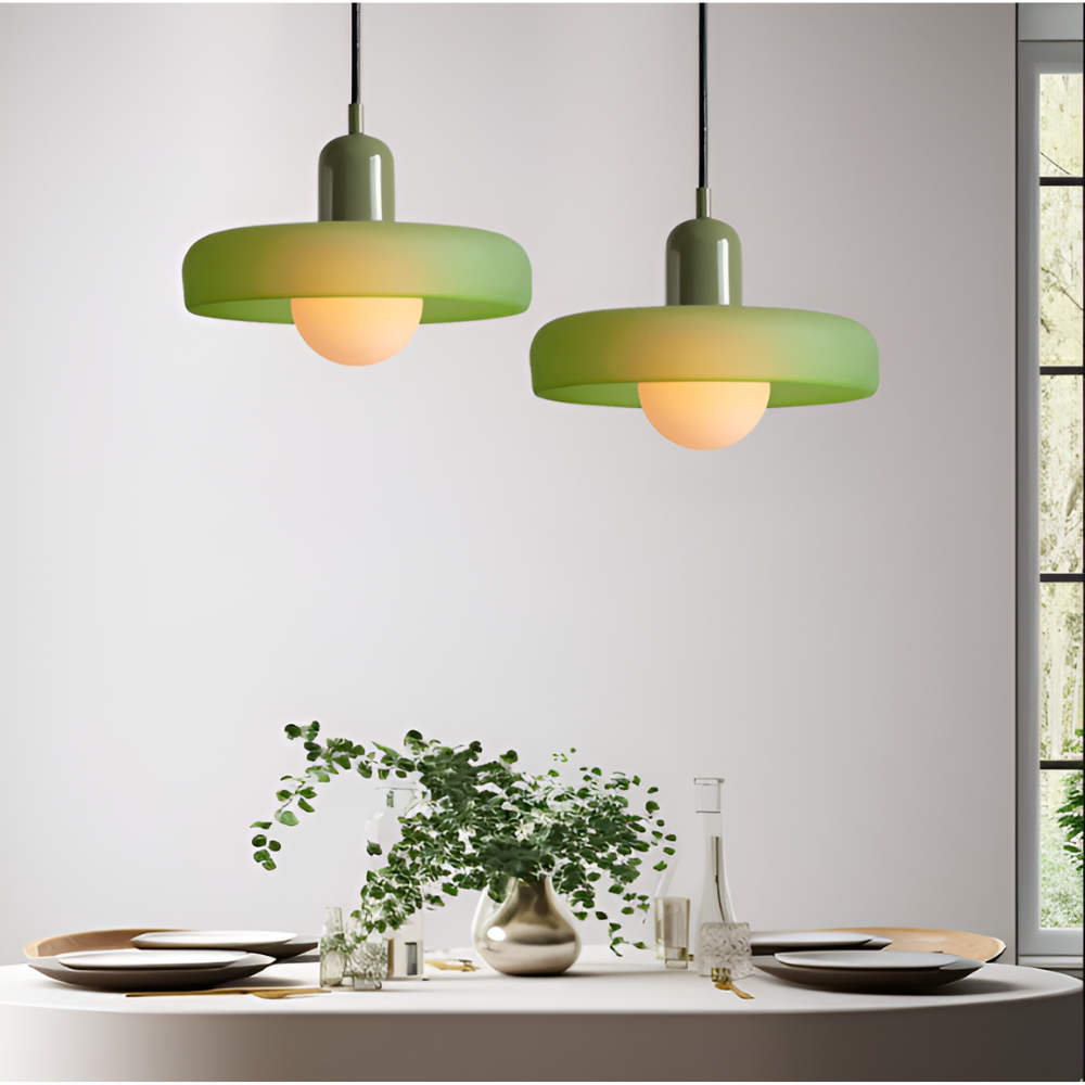 Décoration luminaire, lustre suspension verre coloré, transforme votre espace.