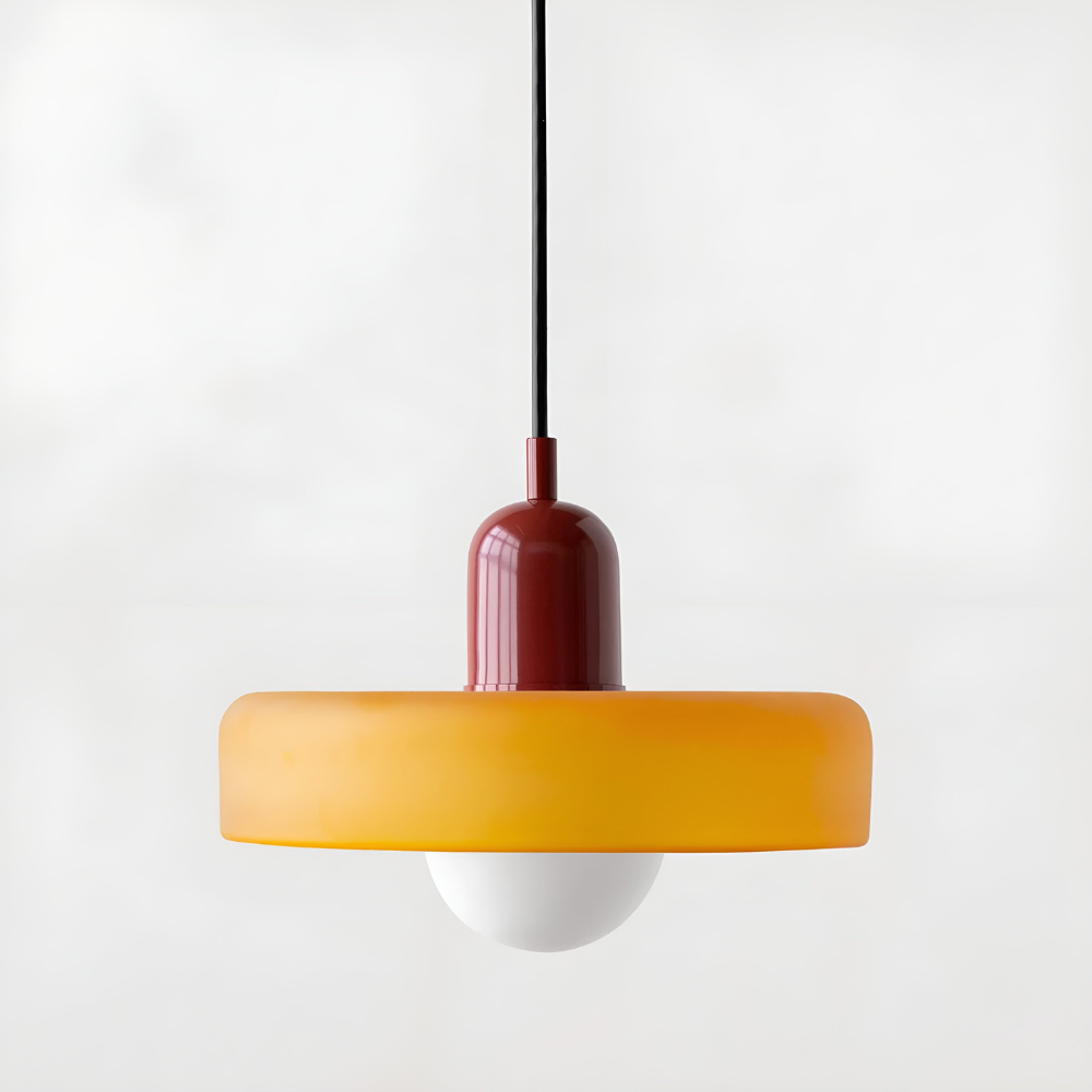 Lustre verre, plusieurs couleurs, design moderne et ajustable pour chaque pièce.