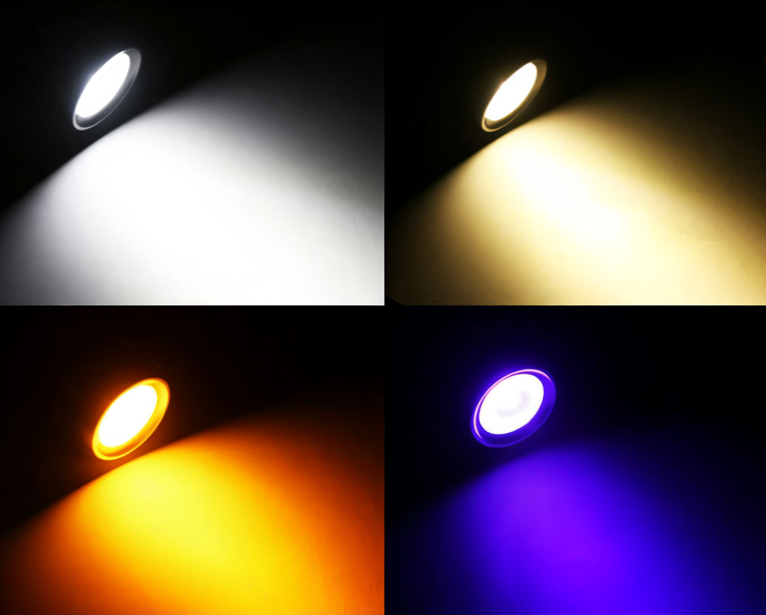 Lampe LED orientable 360° avec pince, bras flexible, USB, pour un éclairage de bureau ou veilleuse.