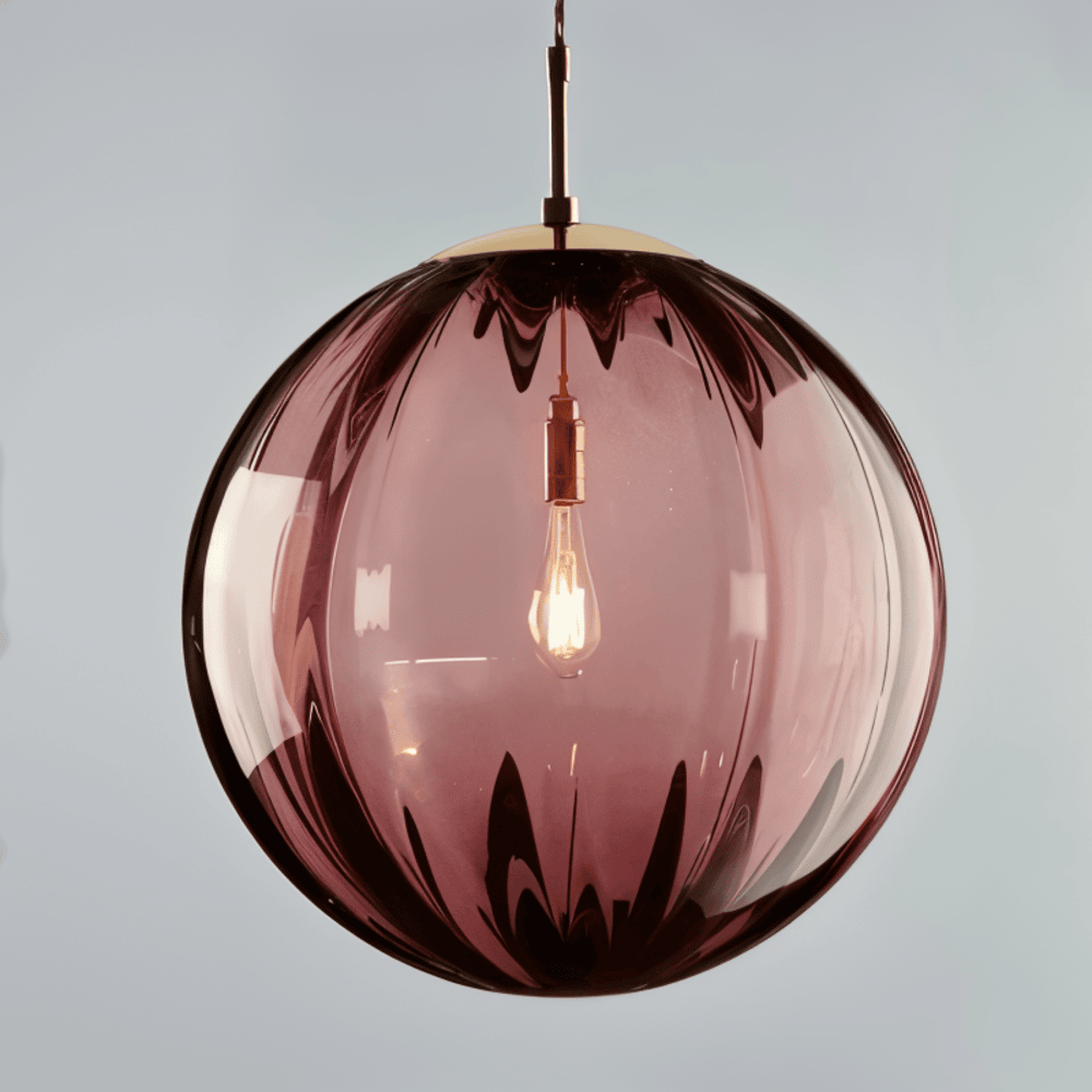 Éclairage designer, lampe nordique avec globes colorés, apporte modernité et couleur à votre pièce.