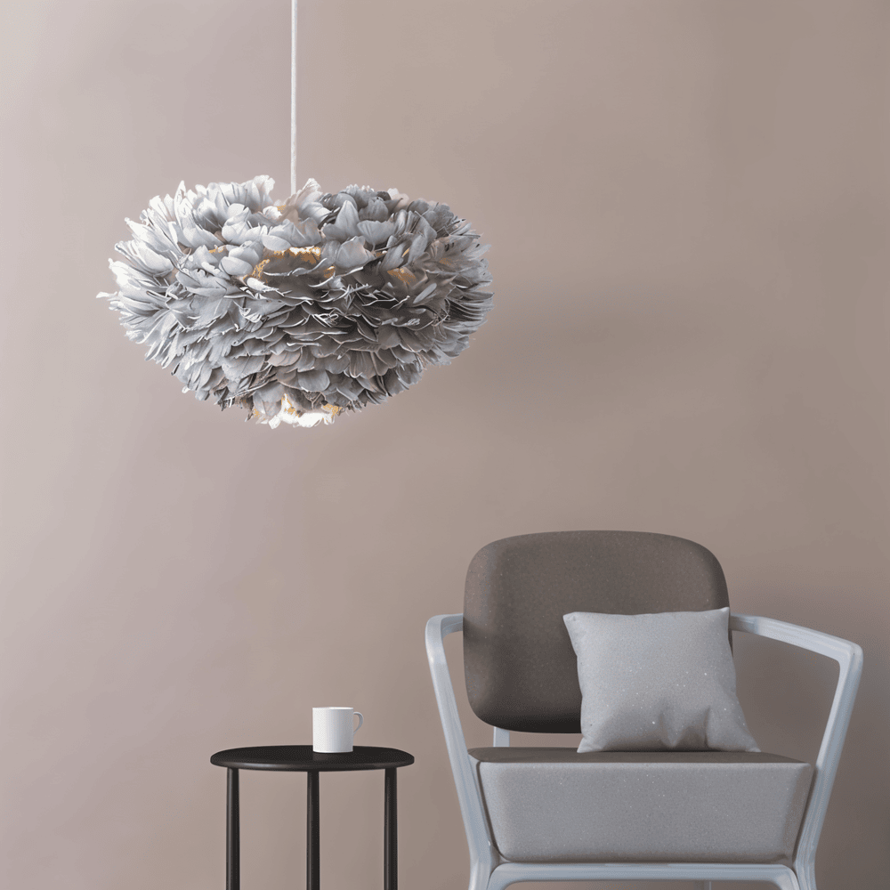 Lustre moderne fait main, hauteur ajustable, parfait pour créer une ambiance lumineuse et esthétique.