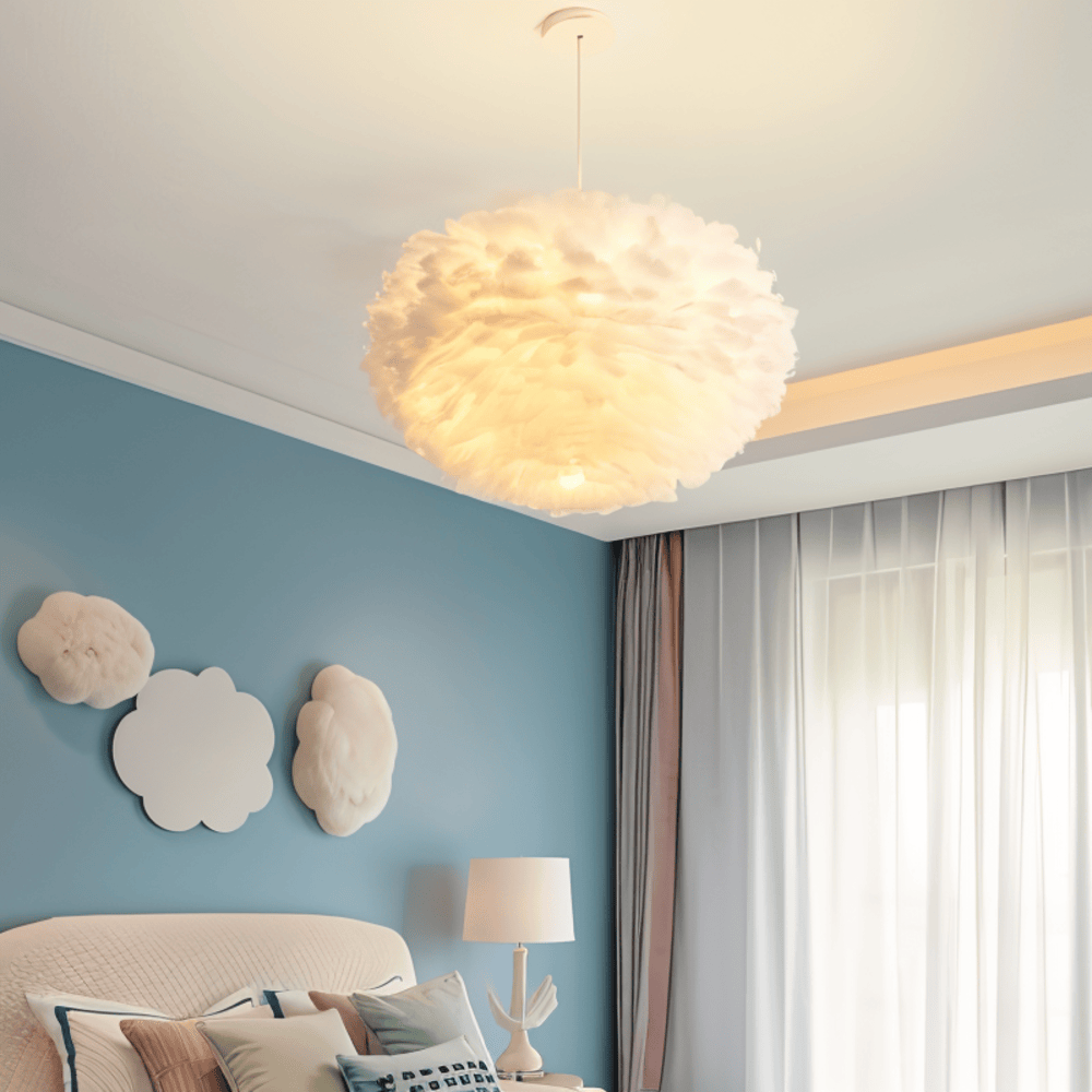 Plafonnier design scandinave, apporte une lumière douce et élégante à votre intérieur.