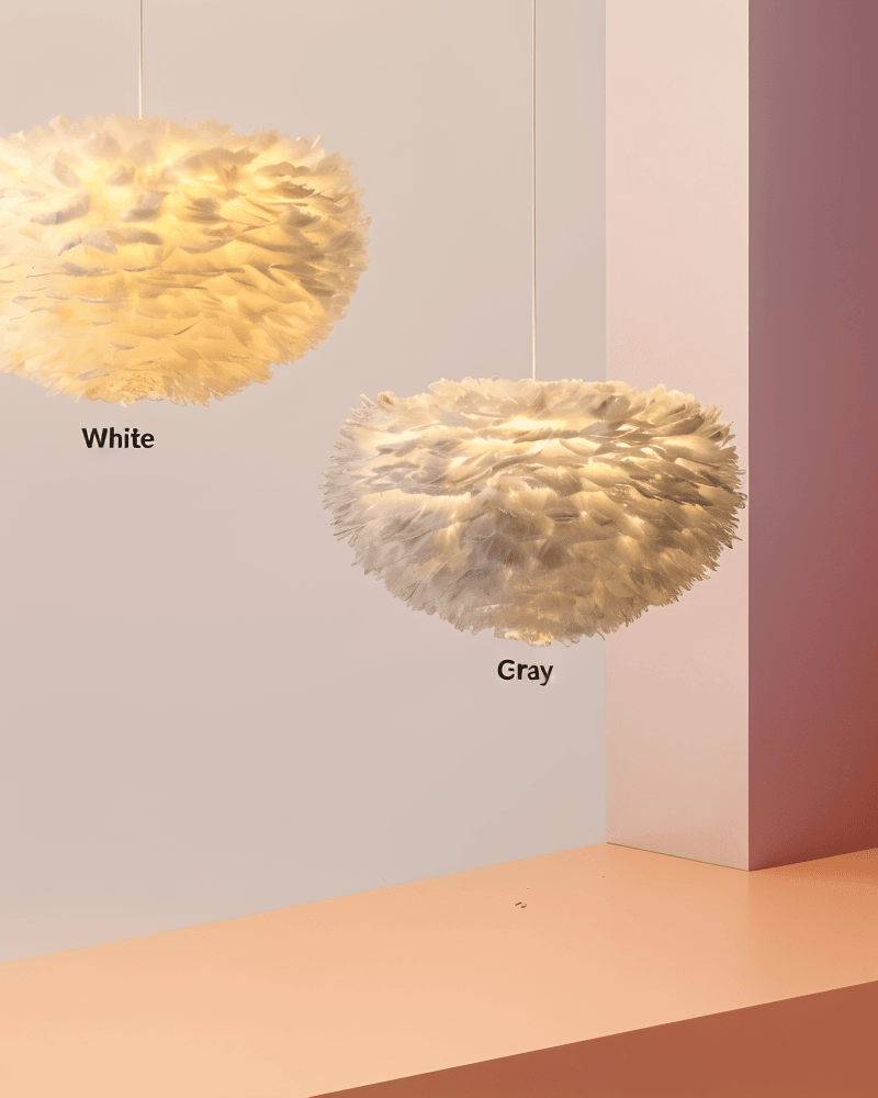 Lustre scandinave fait main, éclairage moderne pour une ambiance lumineuse douce et relaxante.