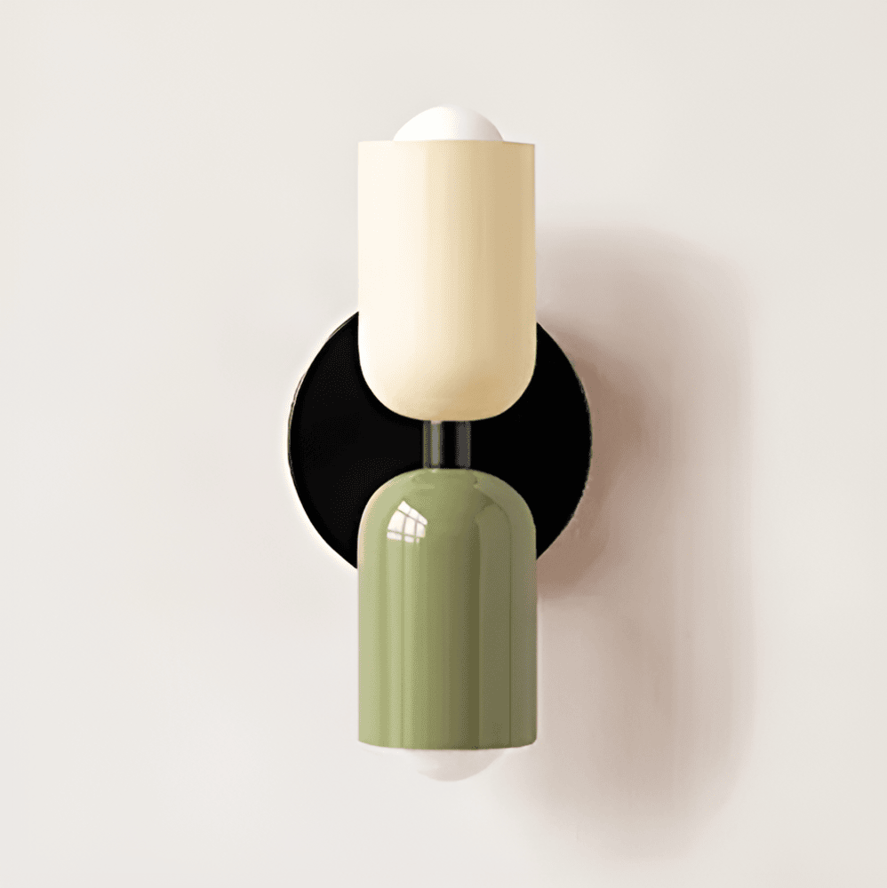 Luminaire mural LED minimaliste, éclairage d'ambiance double pour un design épuré.