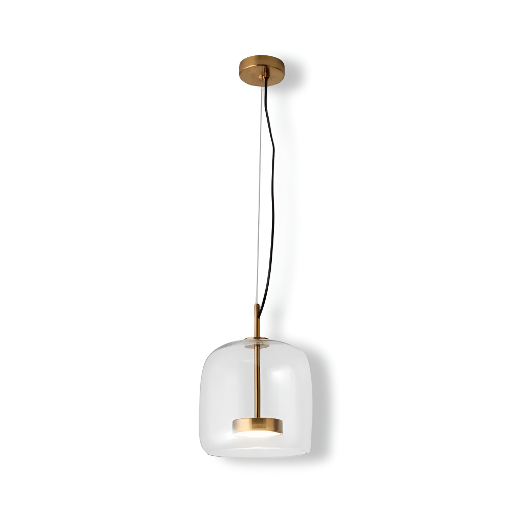 Éclairage design: suspension en verre, moderne et élégante, pour toute pièce de la maison contemporaine.
