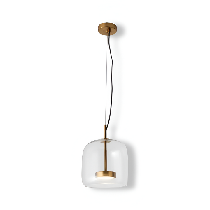 Éclairage design: suspension en verre, moderne et élégante, pour toute pièce de la maison contemporaine.