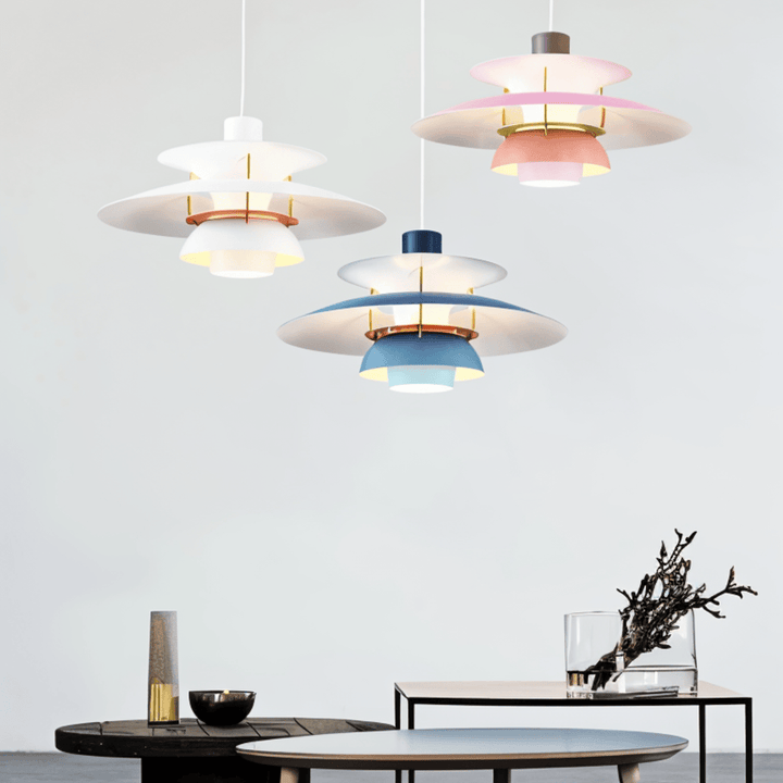 Lampe design nordique classique, éclairage d'ambiance pour la maison.