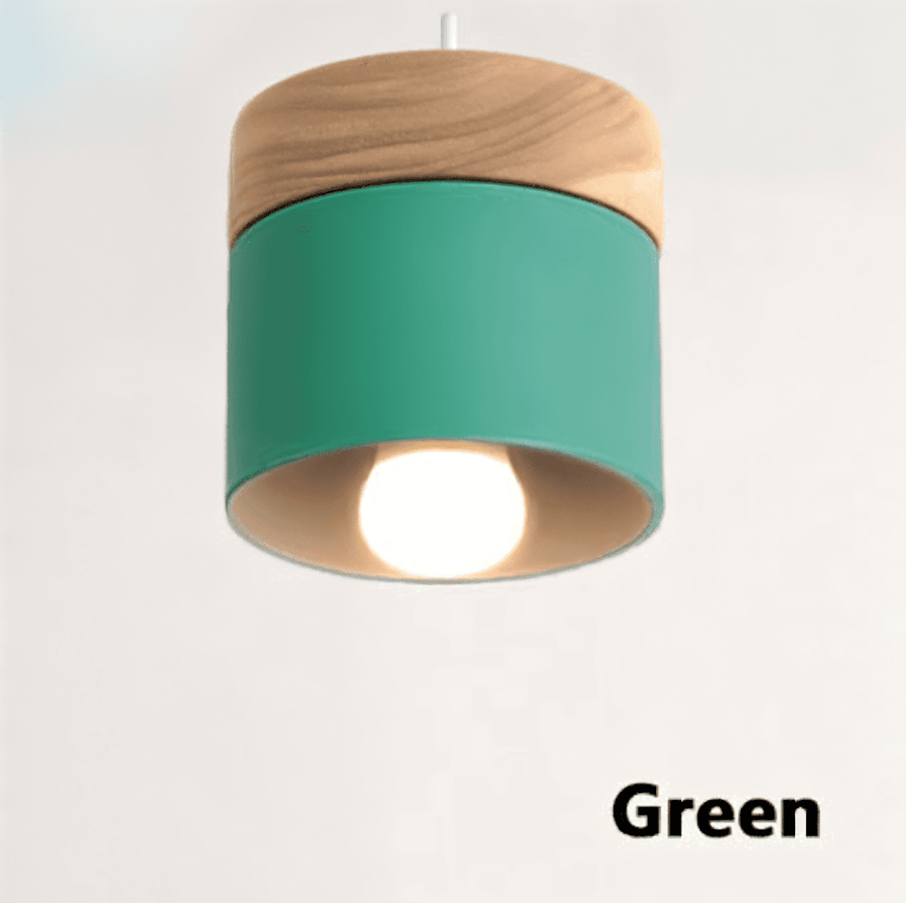 Luminaire scandinave suspension cylindrique, apportant chaleur et modernité à votre espace.