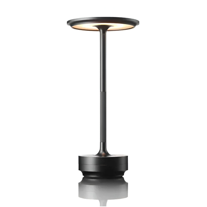 Lampe de table sans fil Lumalight, idéale pour lecture, dîner, ou ambiance relaxante, rechargeable, design moderne.