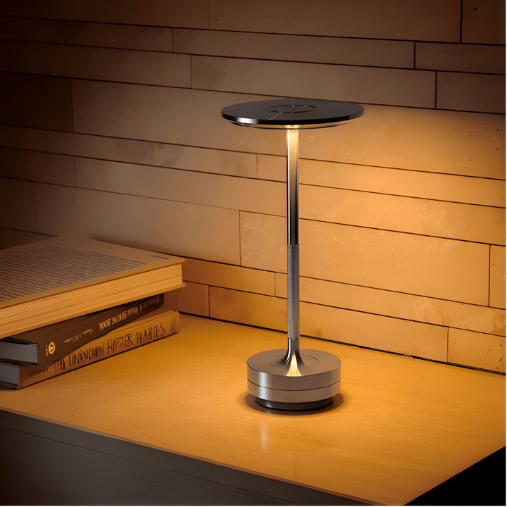Lampe de table rechargeable sans fil Lumalight, éclairage LED moderne et design pour toute ambiance, int/ext.
