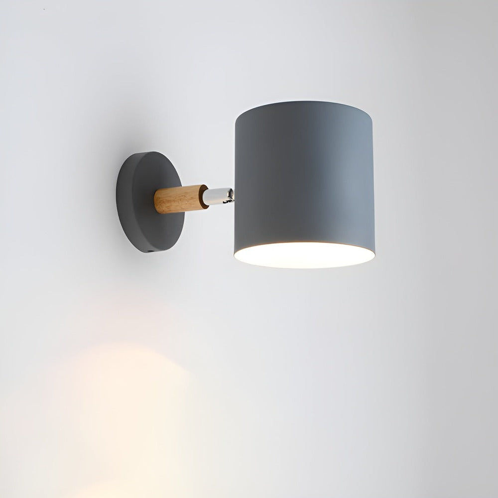 Lampe murale décorative pastel, style nordique, parfaite pour bureau ou coin lecture.