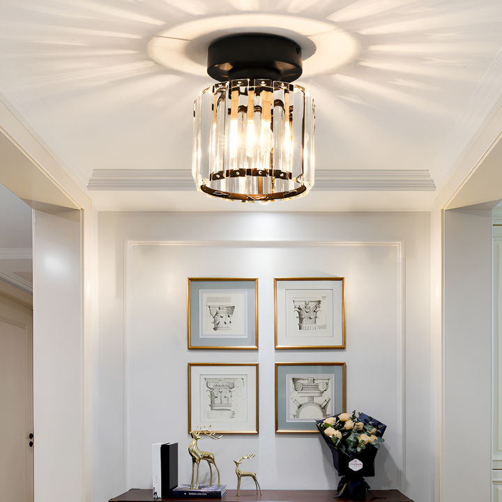 Éclairage LED Crystalon scintillant, un luminaire moderne pour toute pièce.