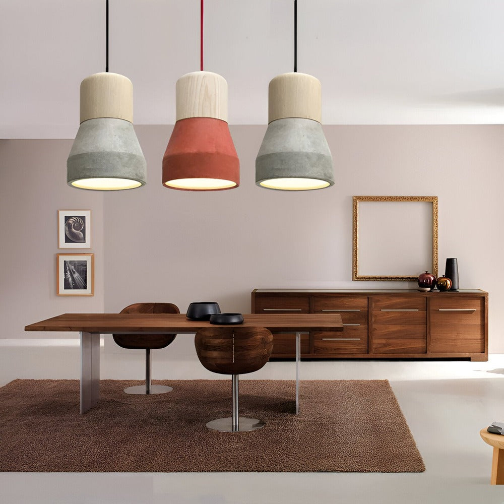 Luminaire suspension design scandinave, idéal cuisine ou salle à manger, touche décorative.