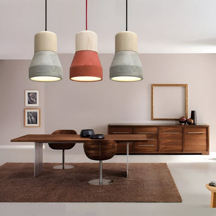 Luminaire suspension design scandinave, idéal cuisine ou salle à manger, touche décorative.