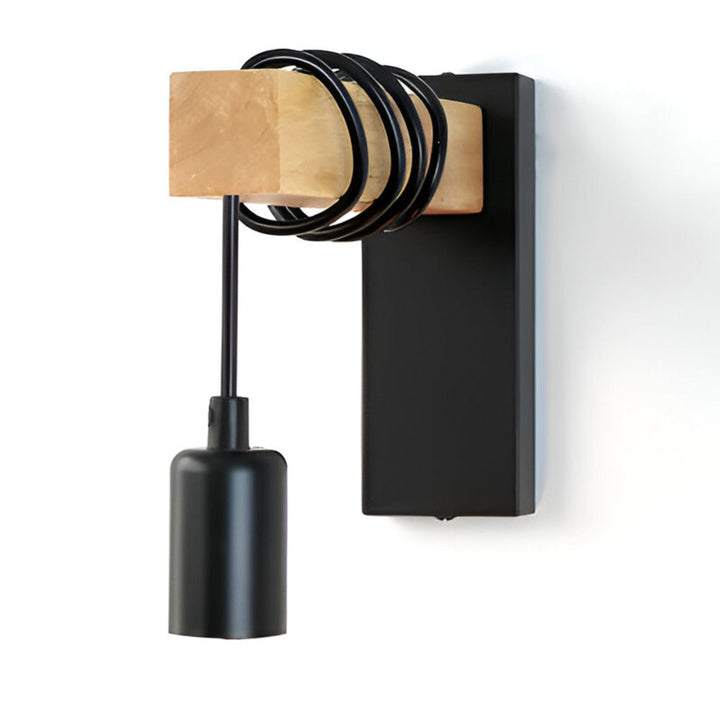Applique murale design, style scandinave. Lumière intérieure chaleureuse pour une décoration moderne et élégante.