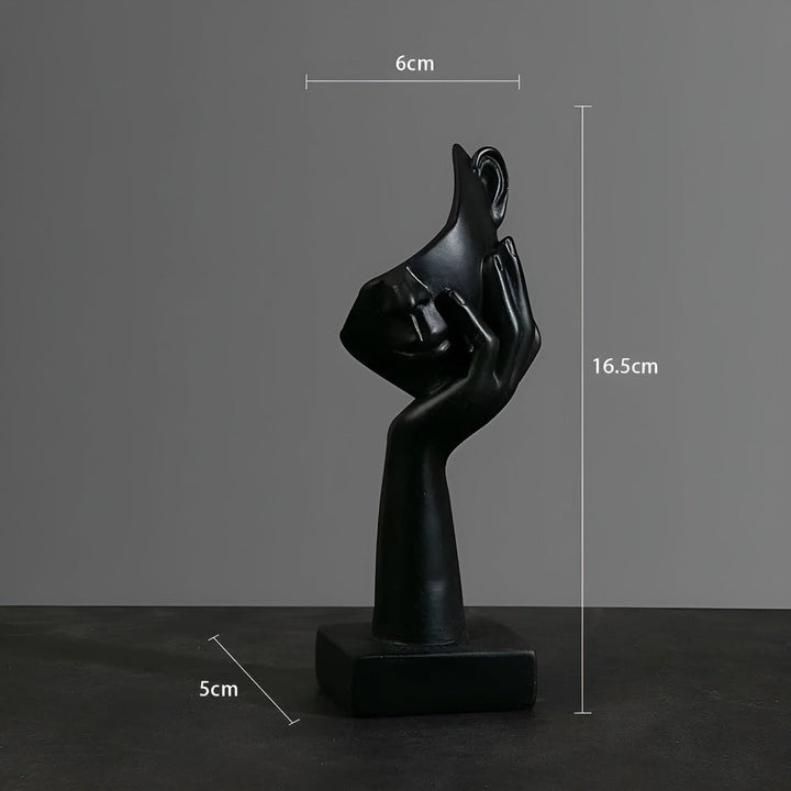 Art moderne pour la maison, sculpture élégante et abstraite, un point focal unique.