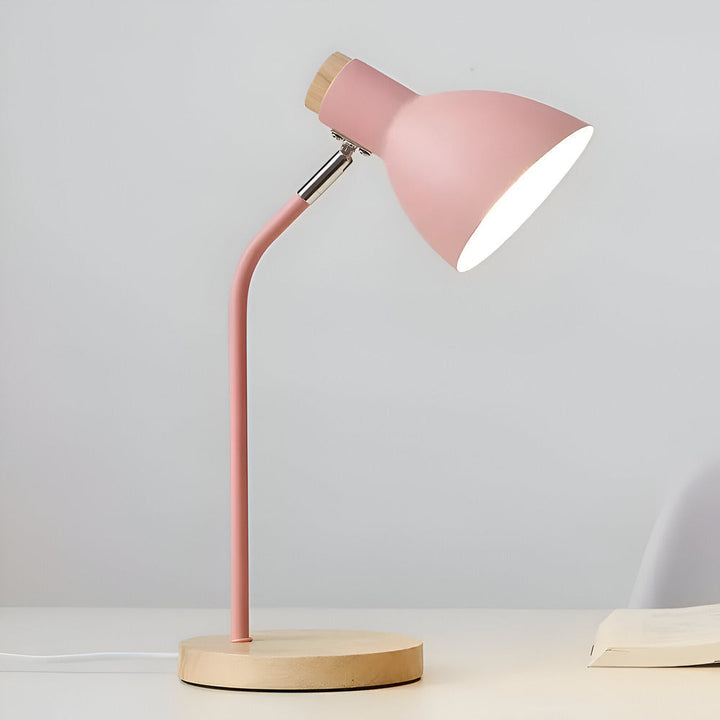 Lampe de bureau LED moderne, design nordique élégant, bras et intensité réglables, idéale pour la décoration.