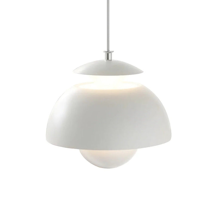 Suspension luminaire rétro-nordique avec motifs floraux, éclairage intérieur élégant et décoratif.