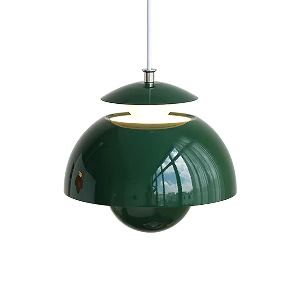 Luminaire suspension floral rétro nordique, pour un éclairage doux, stylé et unique.