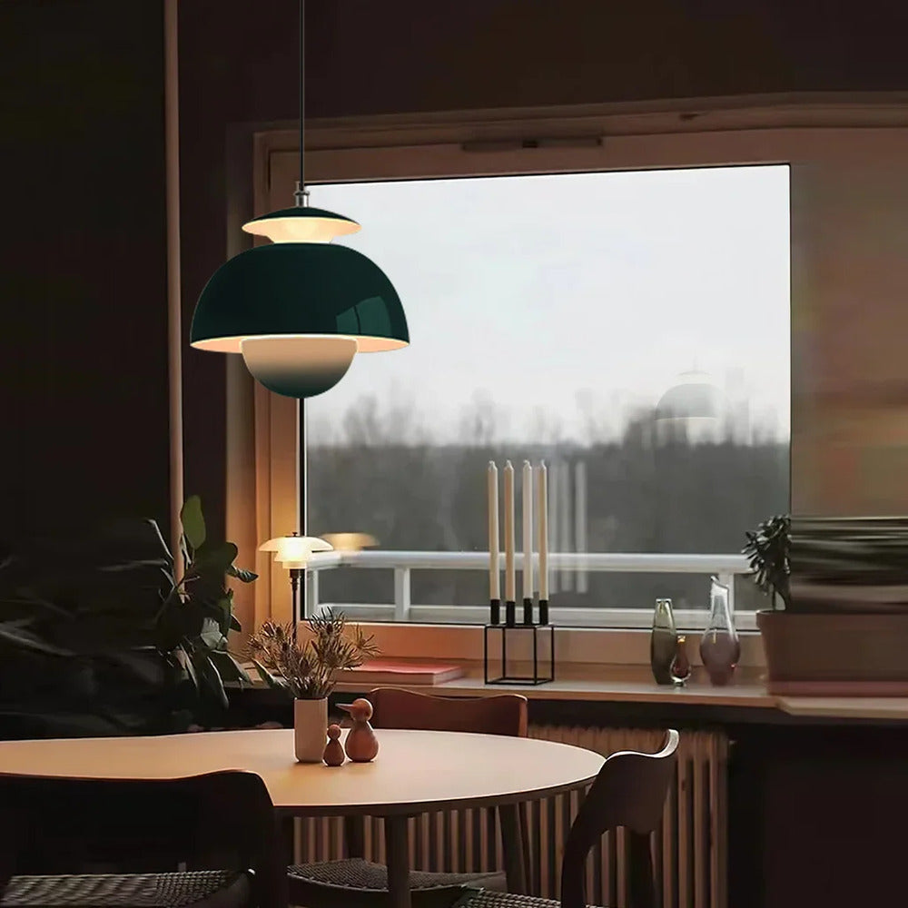 Lampe suspension design floral et rétro, style nordique authentique pour embellir votre intérieur.