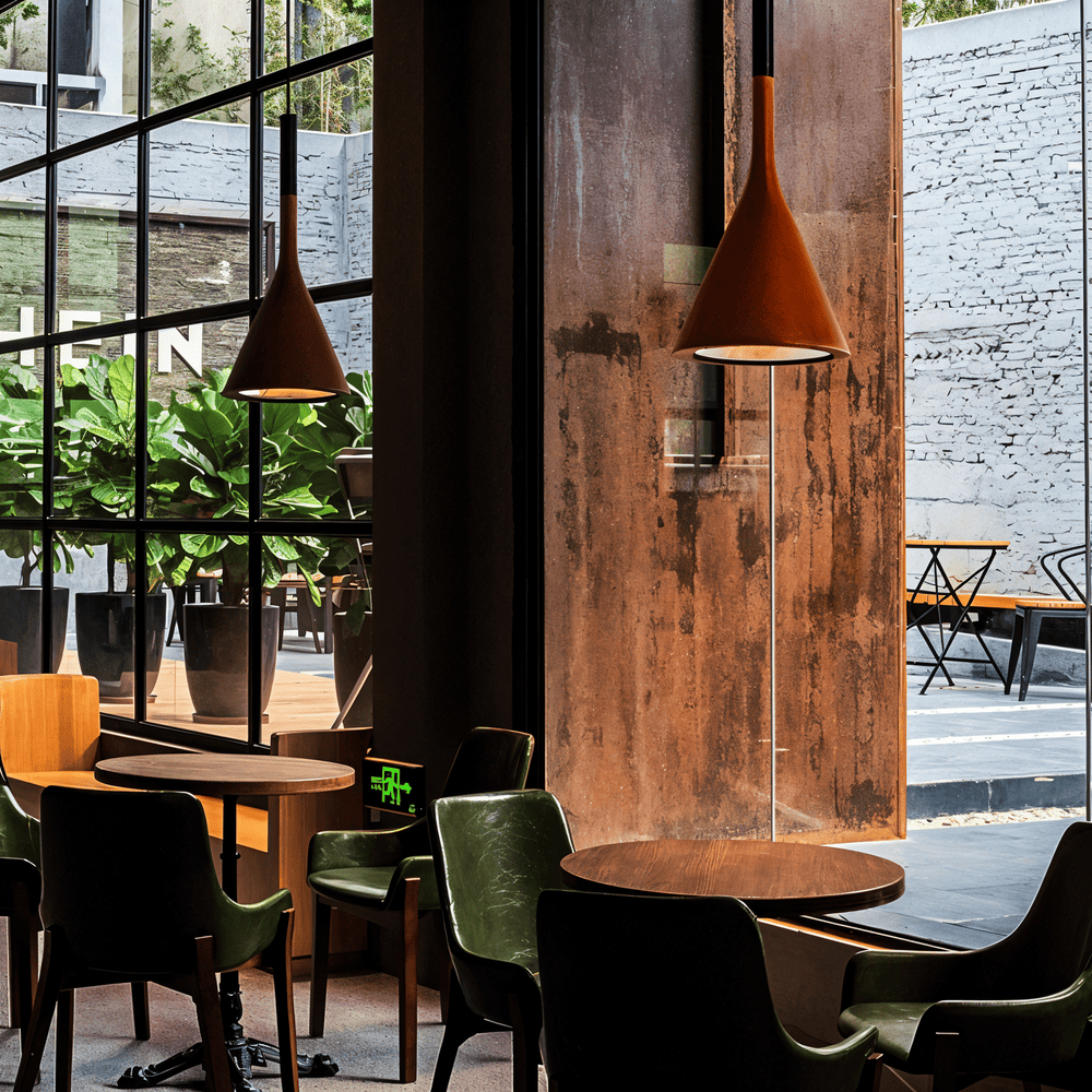 Élégante lampe suspendue scandinave, éclairage intérieur décoratif pour salle à manger.
