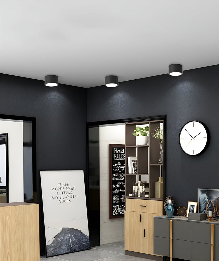 Applique murale LED design PastelGlow, lampe cylindrique moderne, éclairage intérieur stylé.