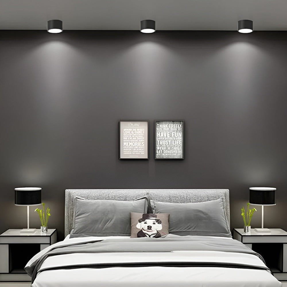 PastelGlow: applique LED cylindrique, lumière intégrée, pour un éclairage d'ambiance moderne et doux.