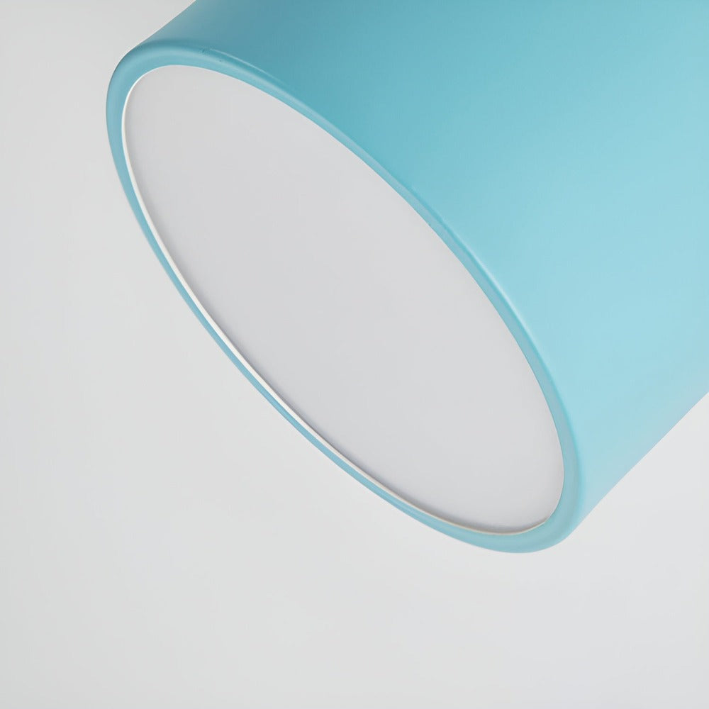 Éclairage design LED PastelGlow, luminaire mural cylindrique, pour une ambiance lumineuse unique.