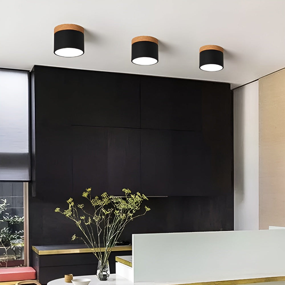 Éclairage design LED PastelGlow, lampe murale cylindrique, crée une ambiance lumineuse unique.