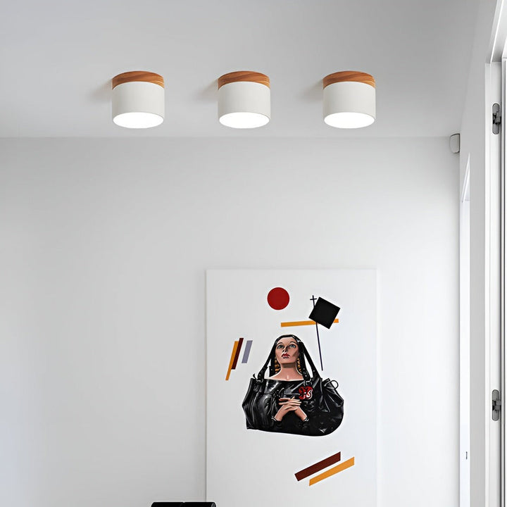 Applique murale LED PastelGlow, lampe cylindrique moderne, parfaite pour lumière d'ambiance pastel.
