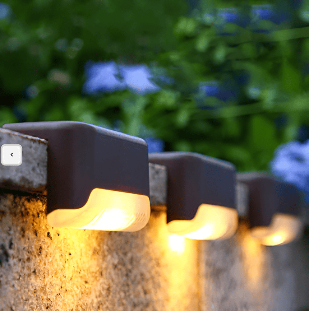 Éclairage de chemin extérieur LED solaire, étanche, idéal pour baliser votre allée de jardin.