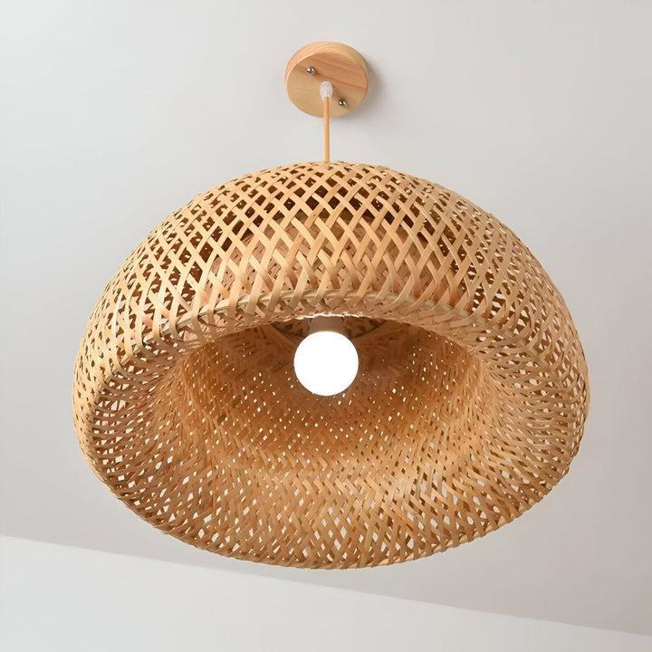 Design de suspension luminaire moderne, crée une lumière douce et une ambiance chaleureuse.