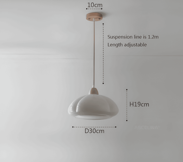 Suspension moderne éclairage doux, crée une ambiance relaxante et chaleureuse pour lecture.