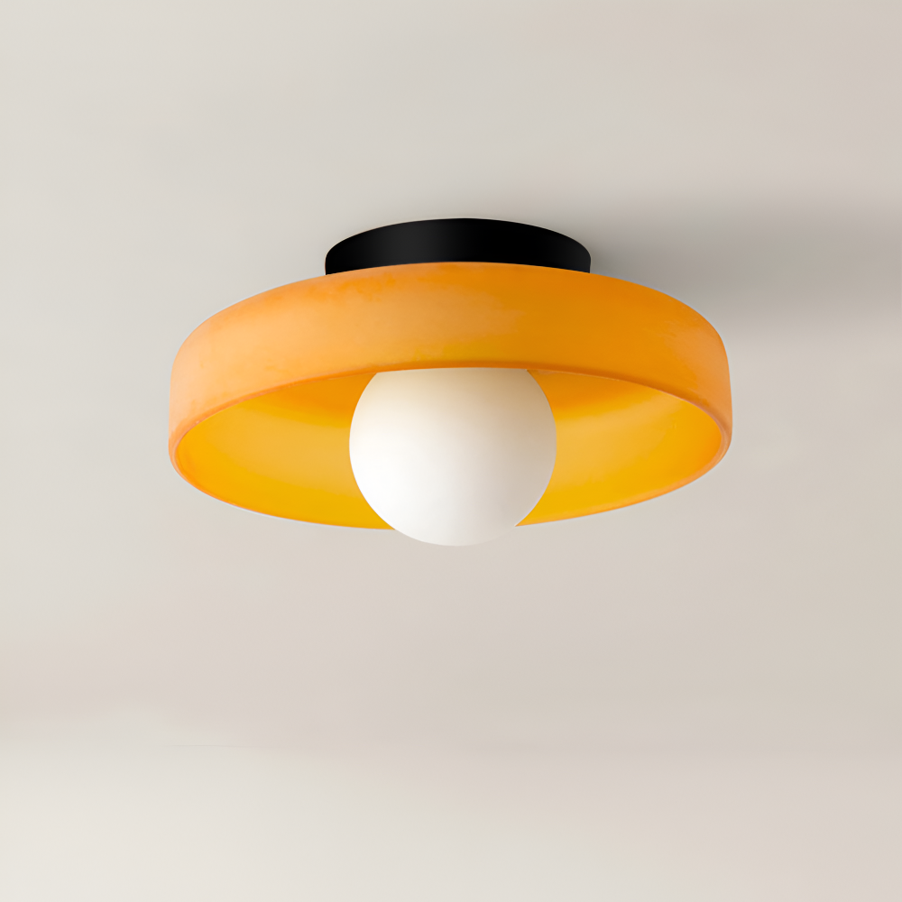 Luminaire LED rond, design élégant pour un intérieur moderne et stylé.