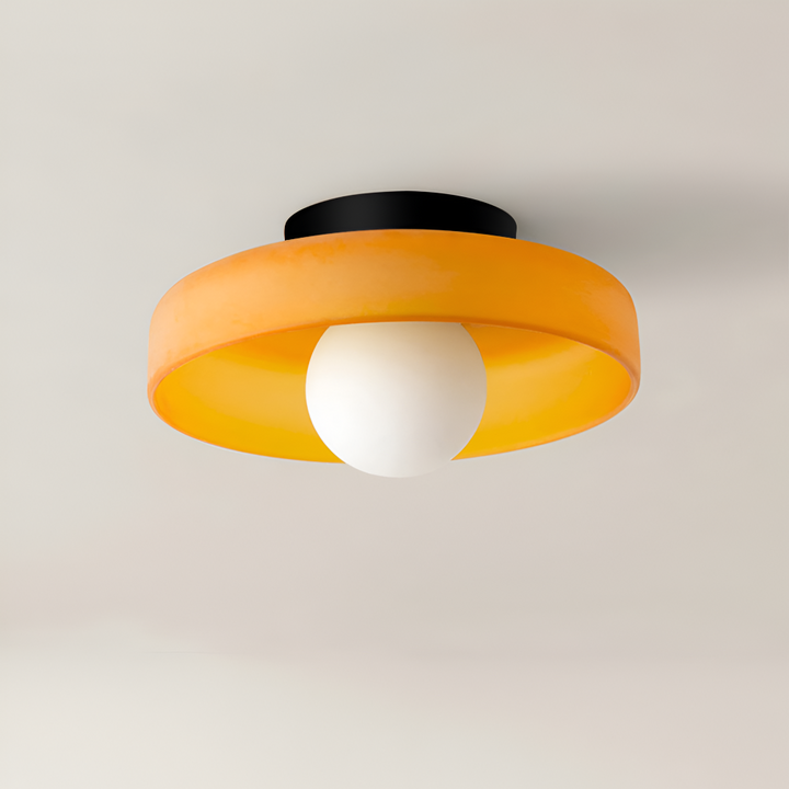 Luminaire LED rond, design élégant pour un intérieur moderne et stylé.