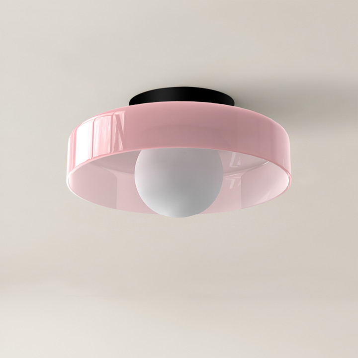 Luminaire LED plafond rond, A+++, lumière naturelle et douce pour votre confort.