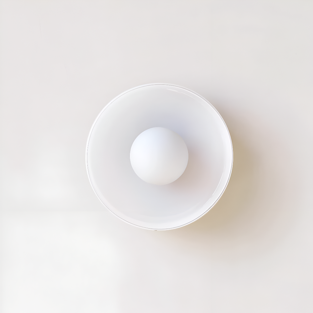 Plafonnier LED rond élégant, pour chambre à coucher ou salon, style raffiné.