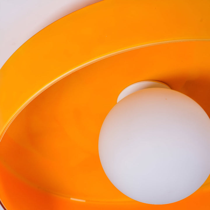 Lampe de plafond LED ronde, design minimaliste et performance énergétique A+++.