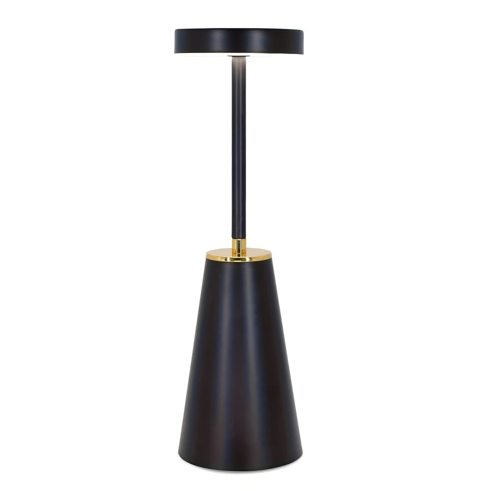 Lampe de table sans fil USB rechargeable, design moderne, parfaite pour un éclairage pratique et élégant.