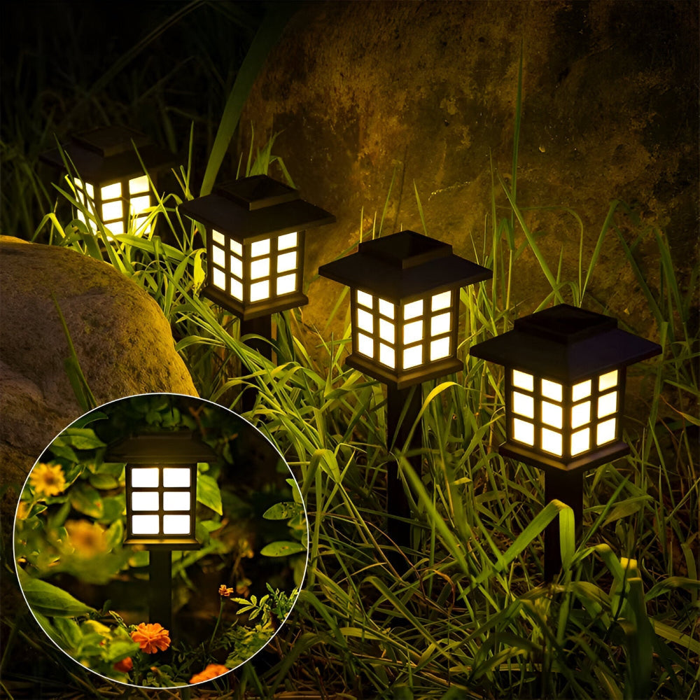 Lumière solaire extérieure LED autonome, idéale pour jardin et allée, efficacité énergétique.