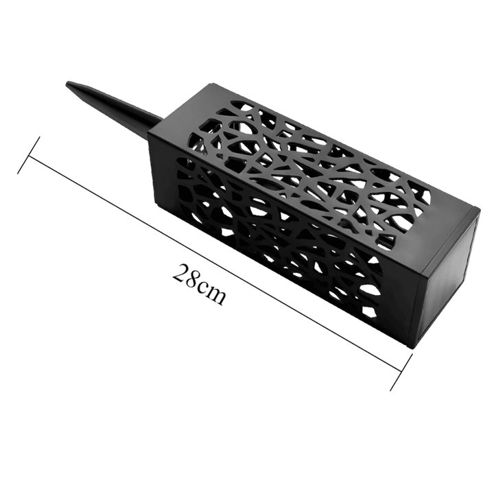 Lumière extérieure solaire en acier inoxydable pour jardin, éclairage LED décoratif.